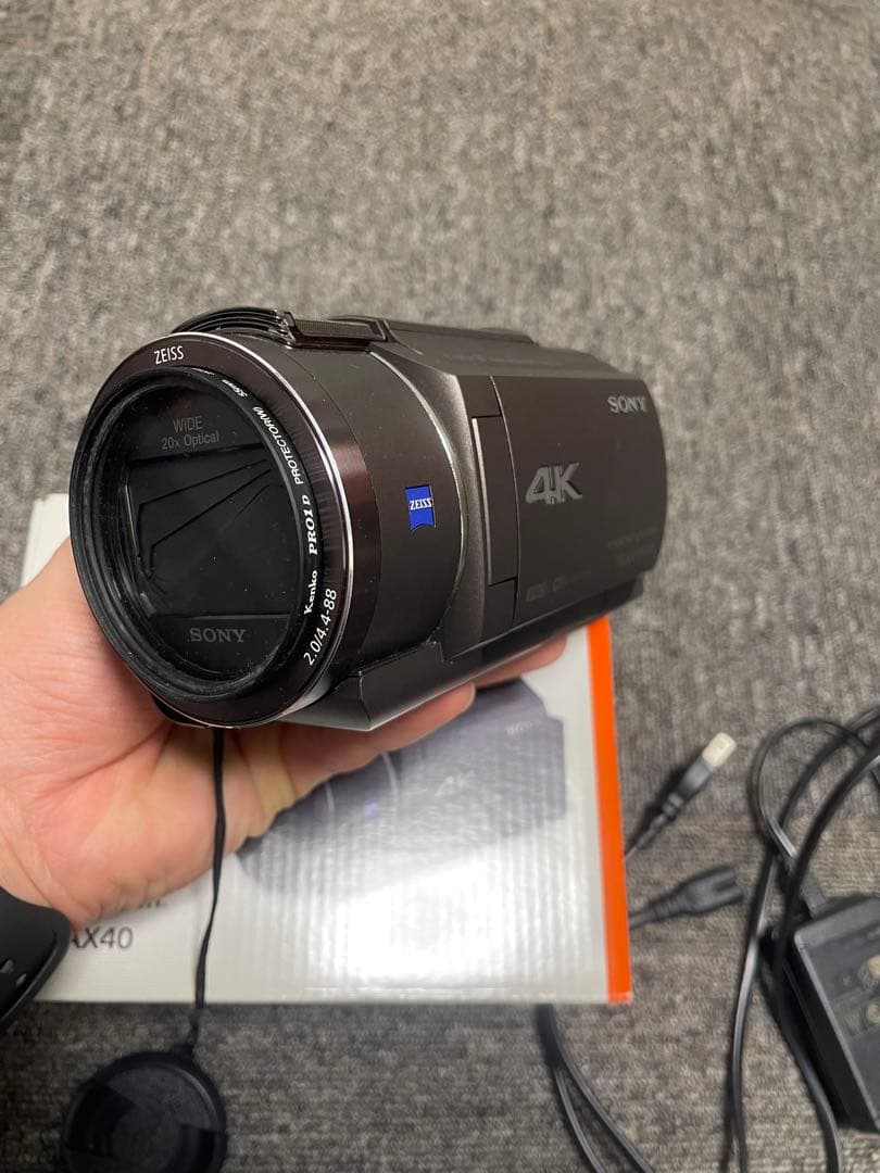 美品　ソニーSONY FDR-AX40 4Kビデオカメラ