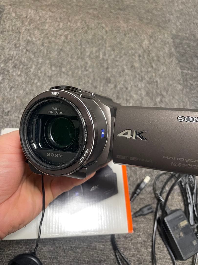美品　ソニーSONY FDR-AX40 4Kビデオカメラ