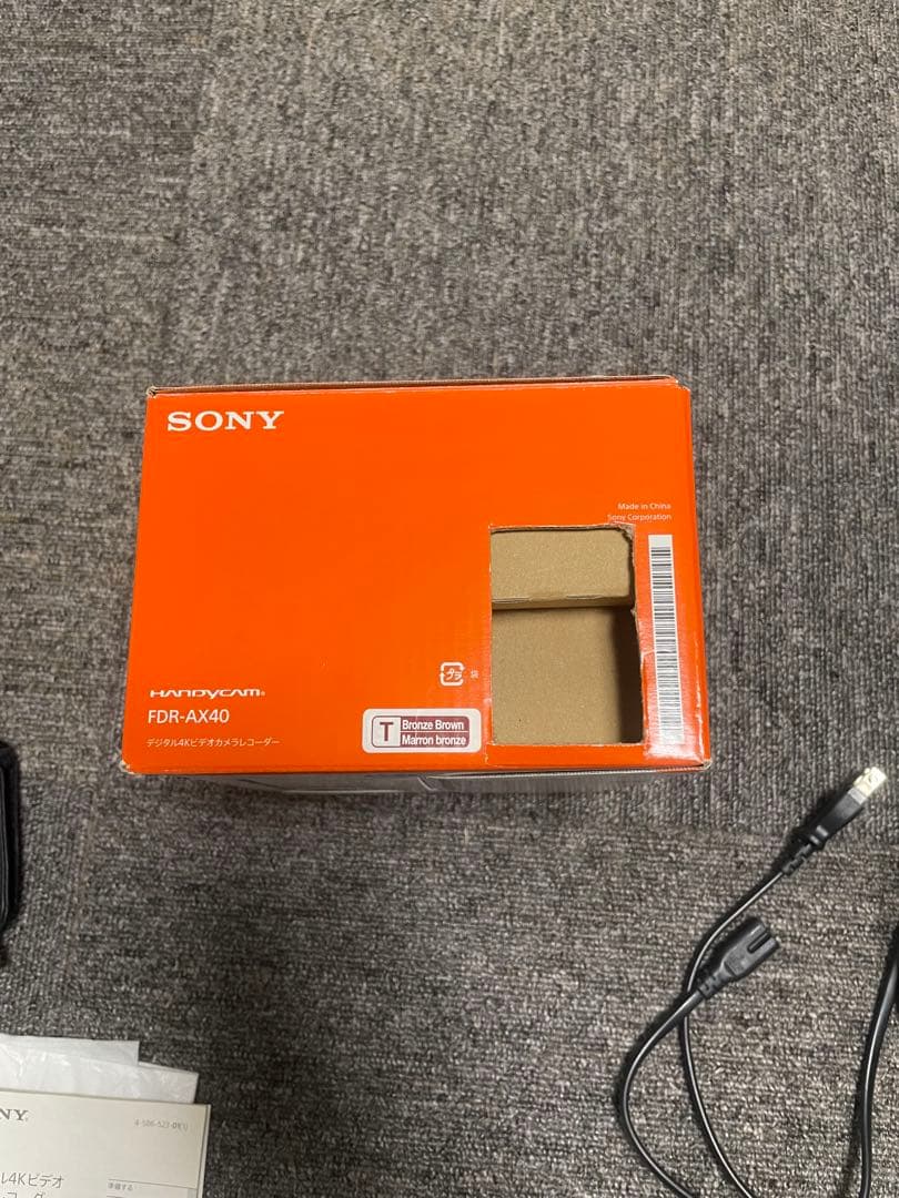 美品　ソニーSONY FDR-AX40 4Kビデオカメラ