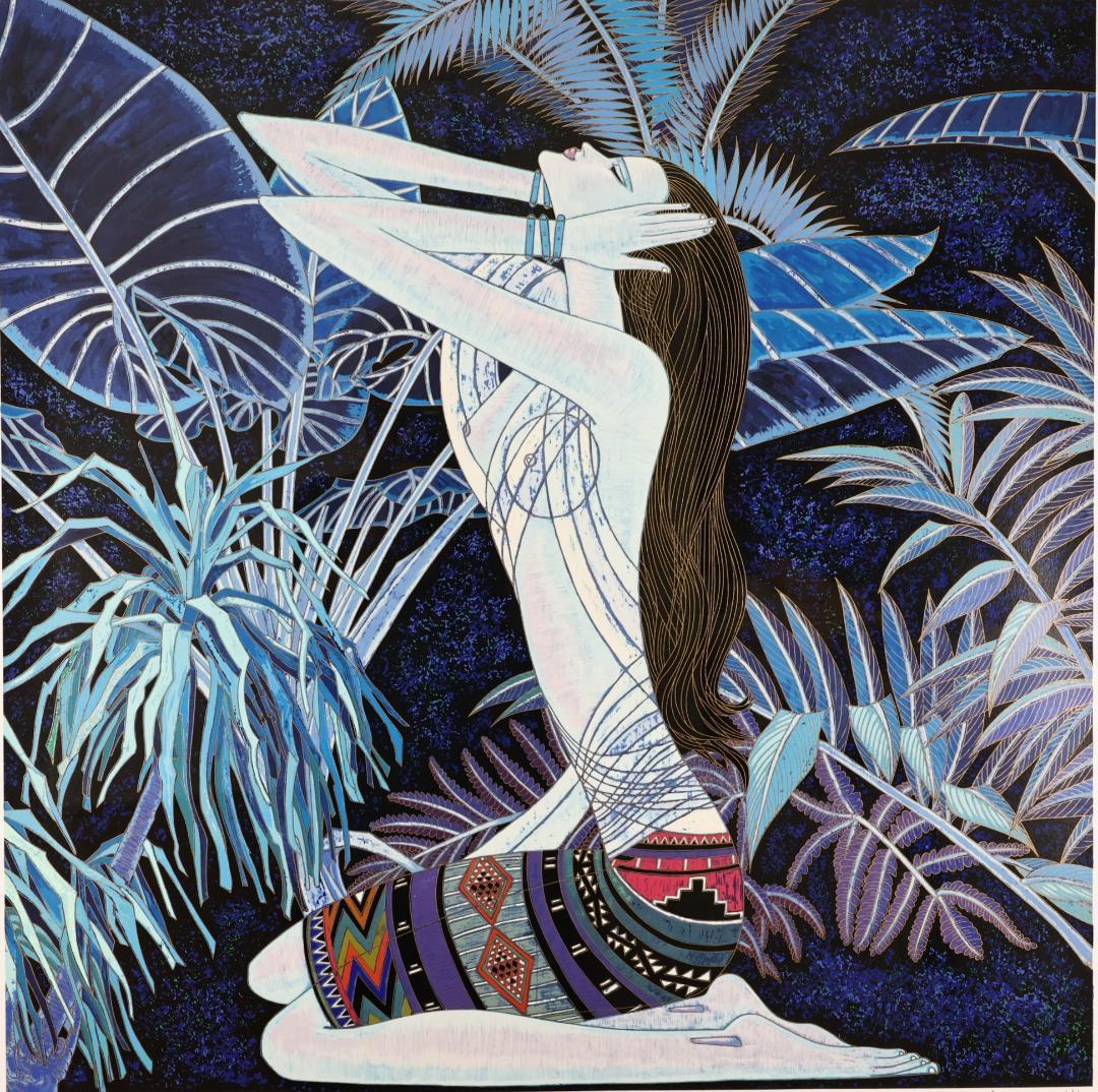 真作　丁 紹光　ティン・シャオ・クァン　 楽園回帰 　173/275　BK99