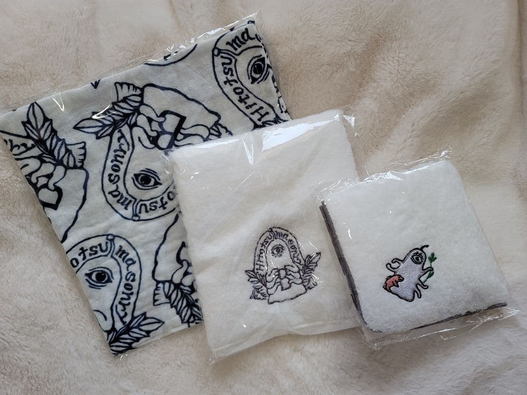 ボリス雑貨店 ひとつめちゃん タオル・ハンカチセット 3枚 ヒグチユウコ レア