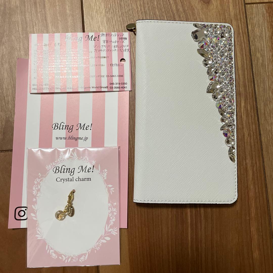 新品未使用 Bling Me! スマホケース スワロフスキー おまけつき