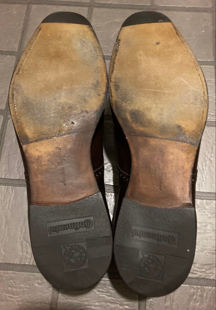 Edward Green ブラウン レザー 8 1/2E 名作606 36720