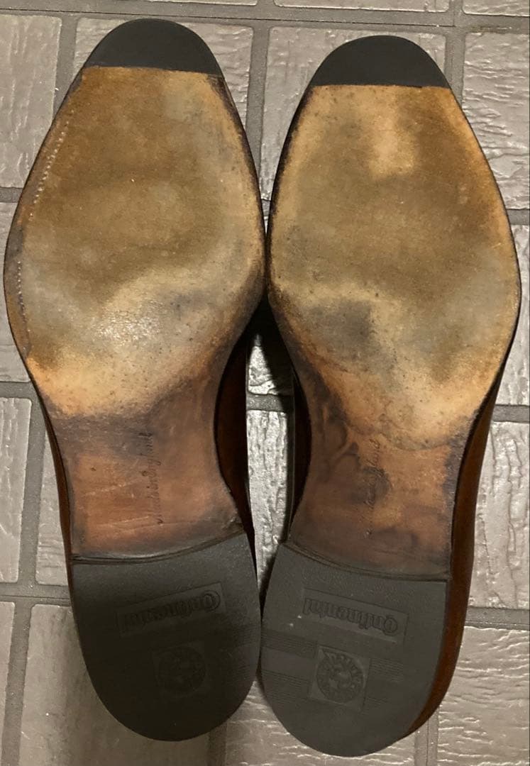 Edward Green ブラウン レザー 8 1/2E 名作606 36720