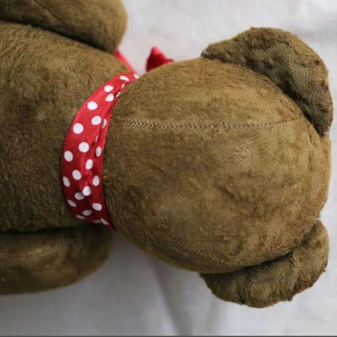 アンティーク 丸顔の古い テディベア フランス