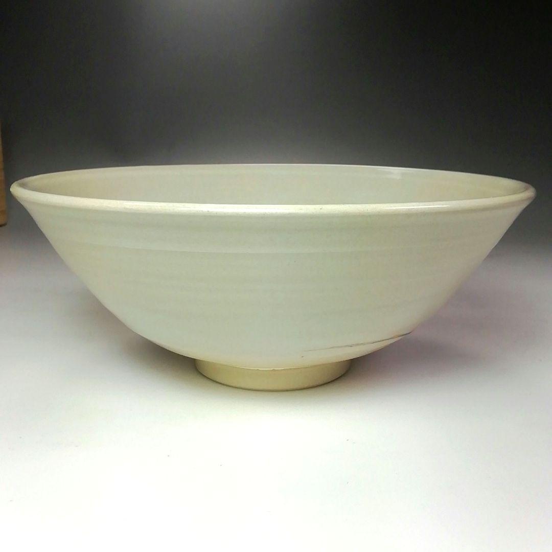 Ｓ３６５　茶碗　『犬山本窯』『尾関作十郎作』『つゆくさ絵』　共箱　抹茶碗　茶道具