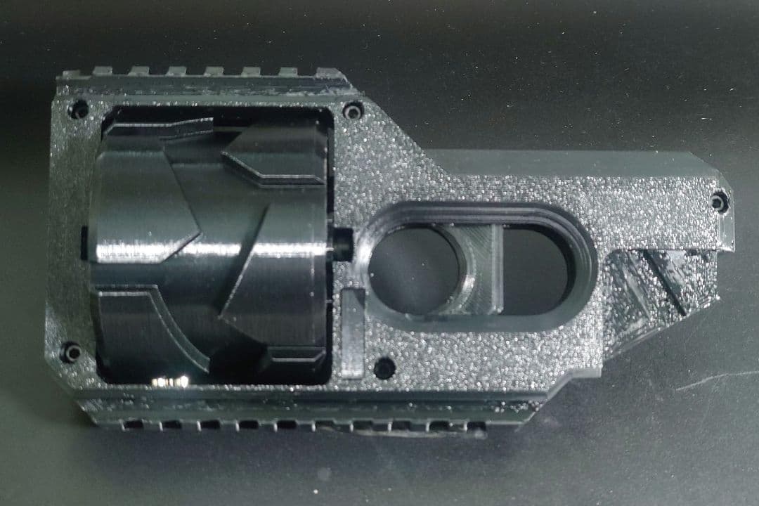 3Dプリント品　リボルバー ショットガン ガス ショットシェル モスカート