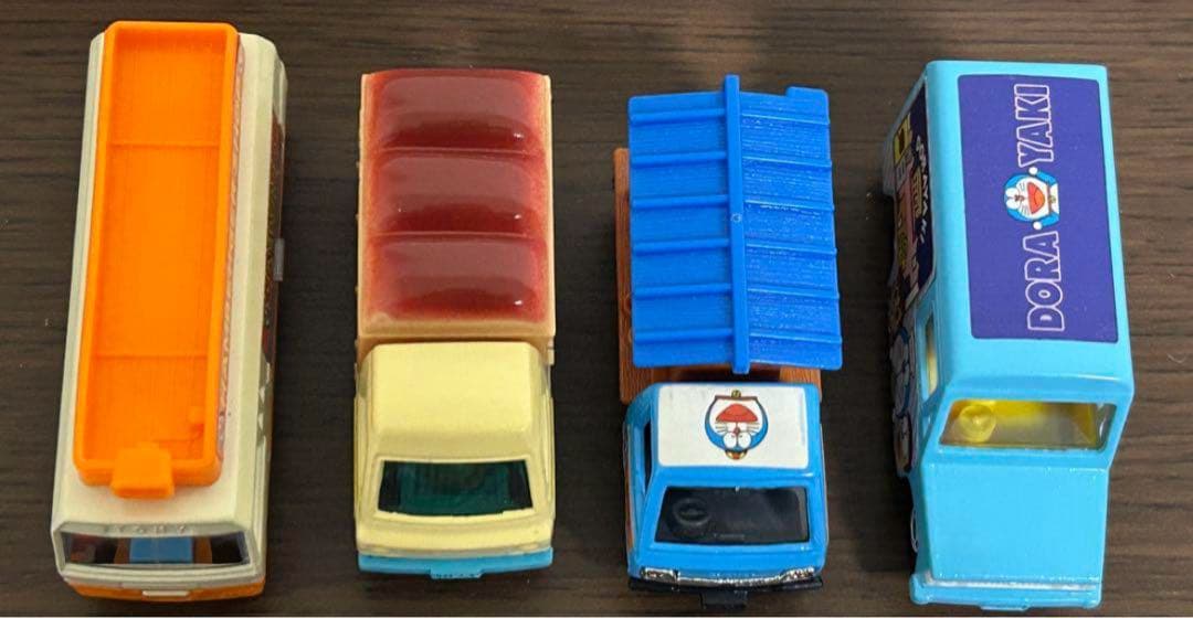 キャラトミカ ドラえもん たべもの販売車セット 運搬車セット 2点セット