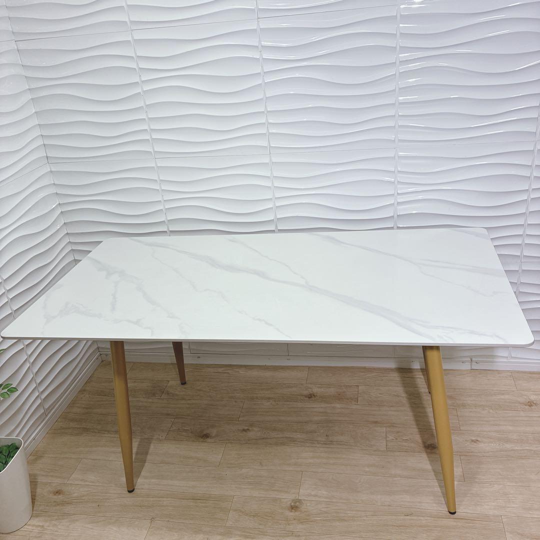 ◇ダイニングテーブル◇大理石調◇幅約160cm◇大阪兵庫京都奈良滋賀和歌山◇