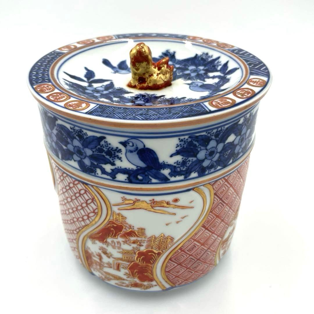 茶道具　染付　金襴手　花鳥文　平安　秀峰　台子皆具　水指　蓋置　釈立　建水　茶器