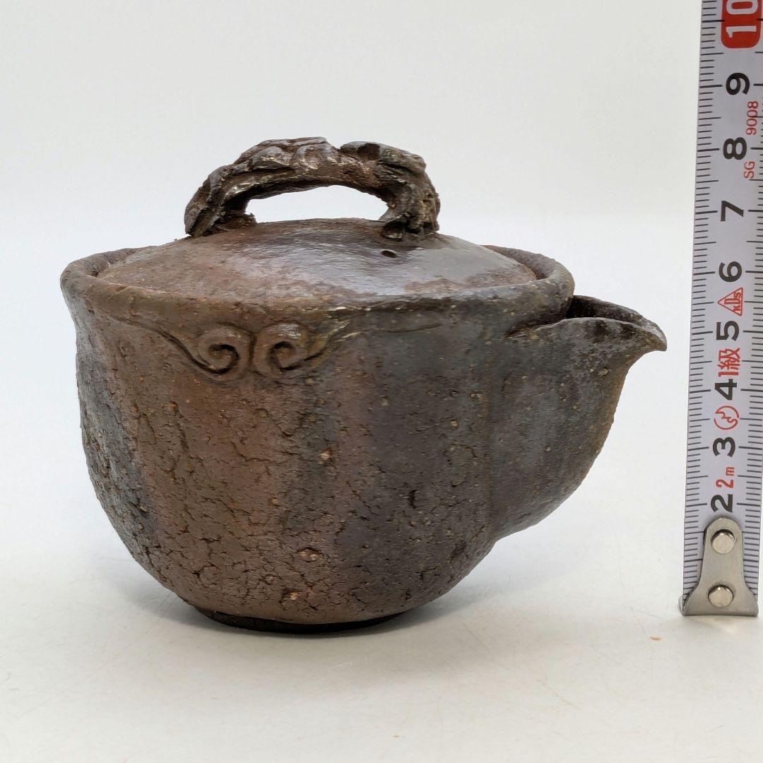 森風来 備前焼 手造り宝瓶 用心箱合布 霊芝摘み 煎茶道具 煎茶器 食器 在銘