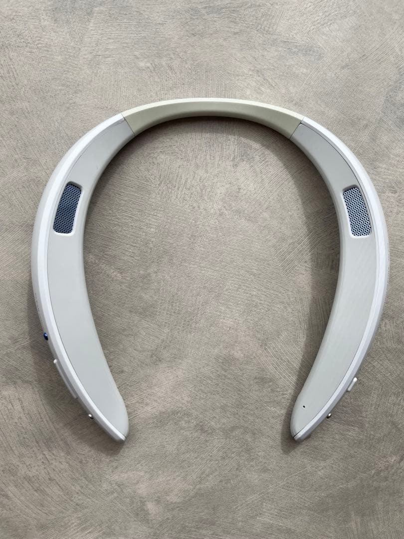 【美品】SHARP AN-SS2 サウンドパートナー ネックスピーカー 白