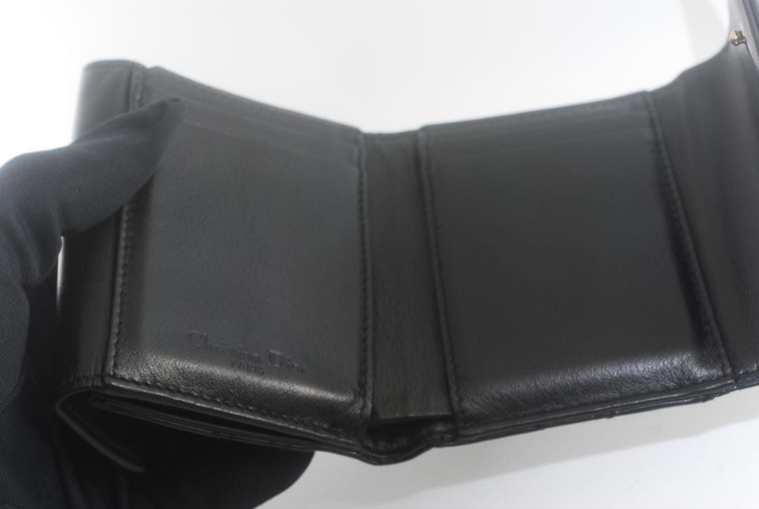 ＊Lady Dior＊ディオール＊エナメル＊ロータスウォレット＊カナージュ