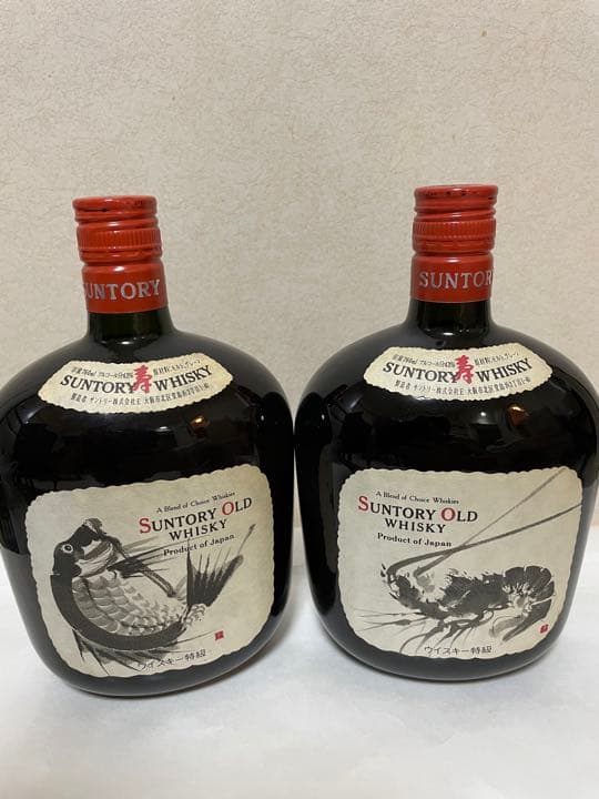 サントリー ウイスキー オールド OLD 伊勢海老，鯛两本