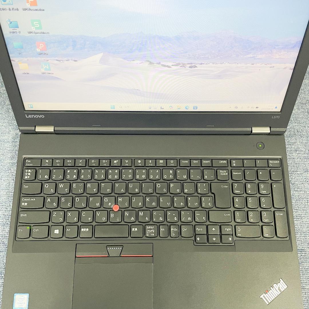 ThinkPadノートパソコン　Windows11オフィス付き　SSD256GB