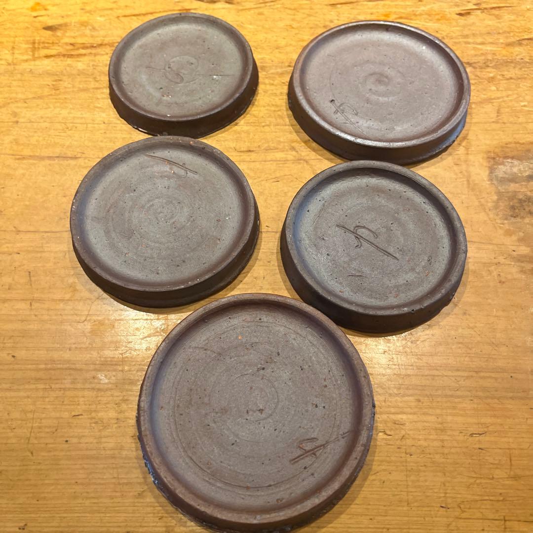 辻村塊　　丸皿　　10枚