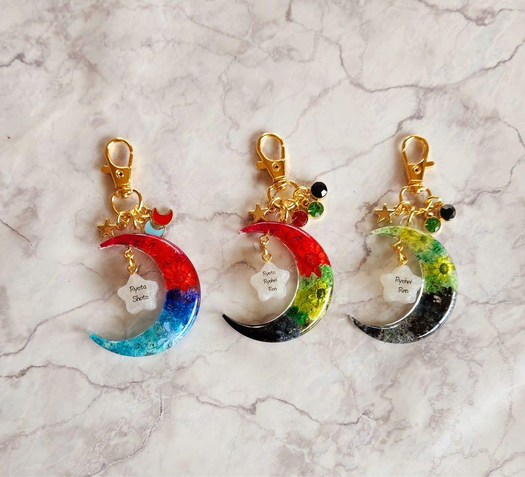 乙女座　スタジアムペンライト風キーホルダー　７点