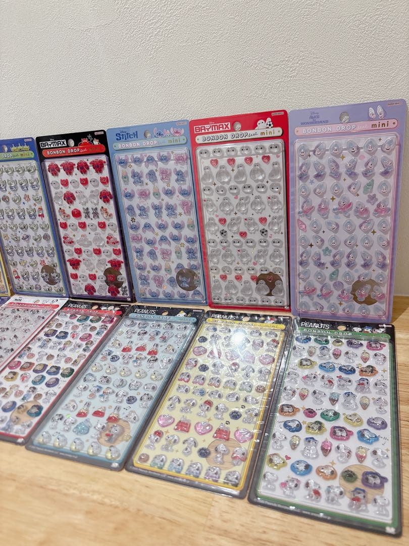 【正規品】ボンボンドロップシール　ディズニー　スヌーピー　コンプリート