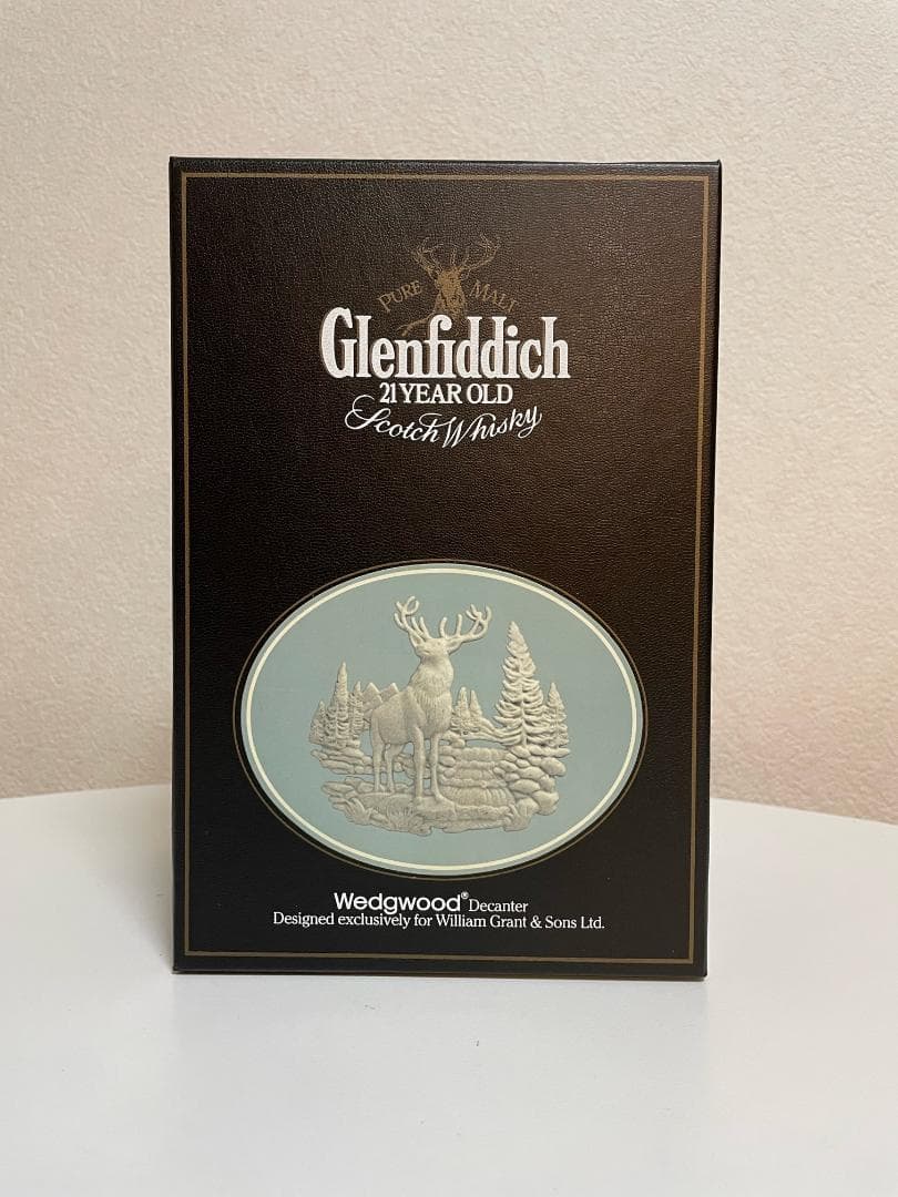 【美品】グレンフィディック21年 ウェッジウッド デキャンタ　700ml　43％