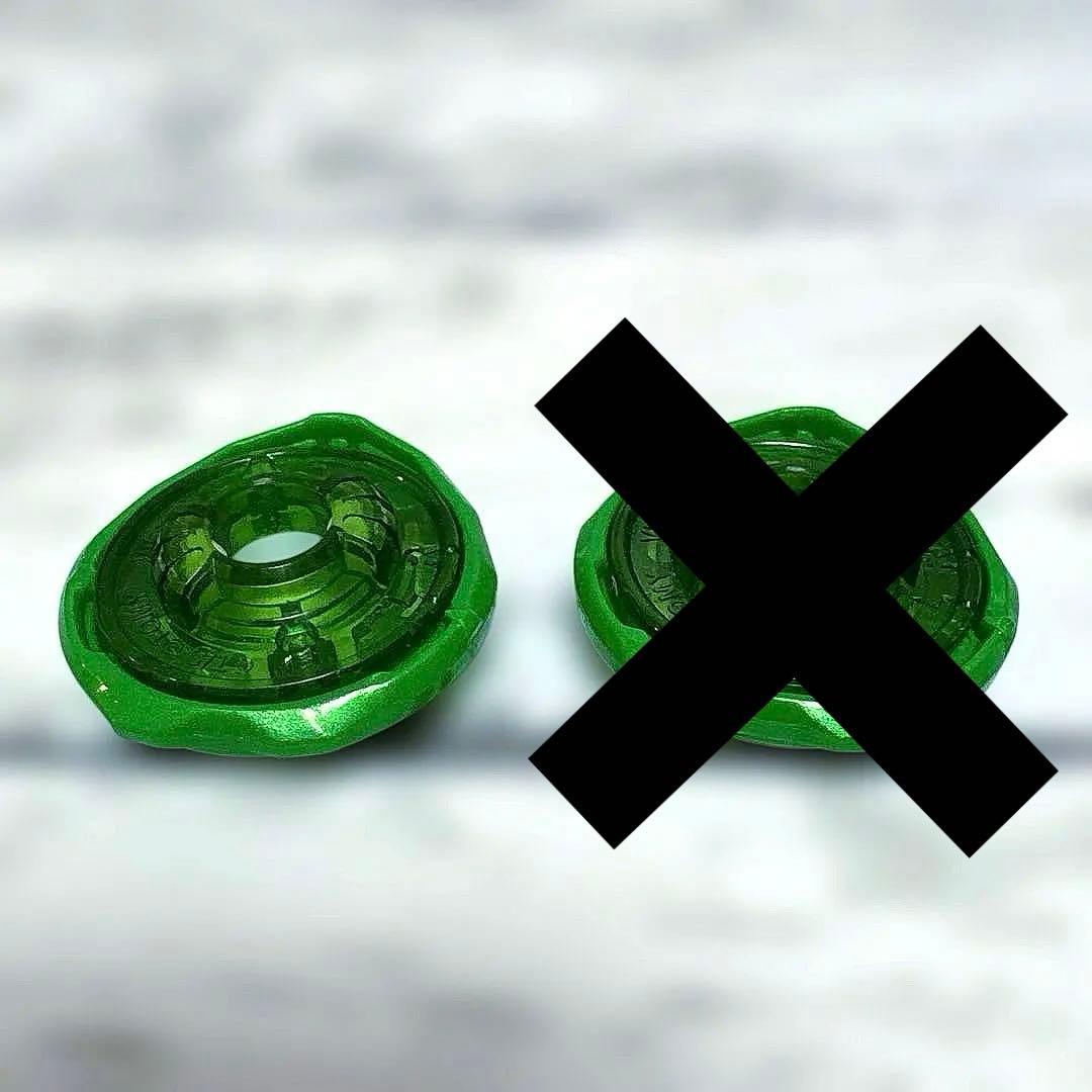 ベイブレードX ウィザードロッド1-60R 緑　2個セットA1-A1 A1-A3