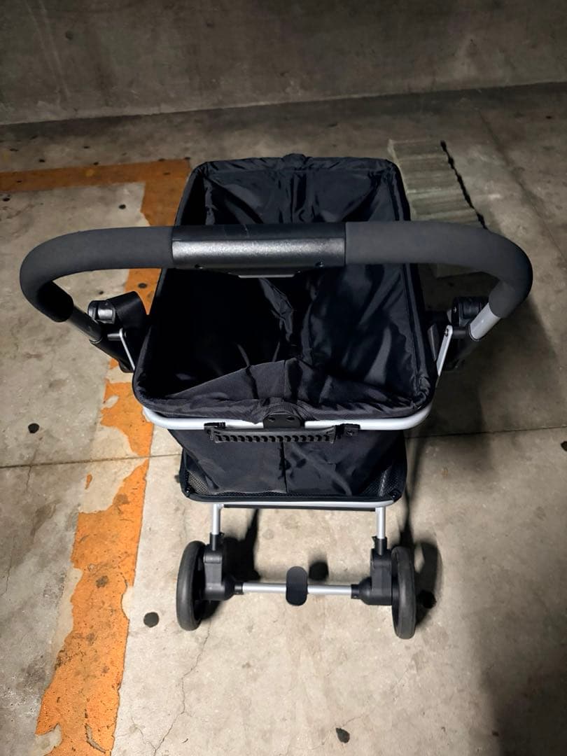 【美品】ecoca 折りたたみ式ショッピングカート エコカ【保冷機能付き】