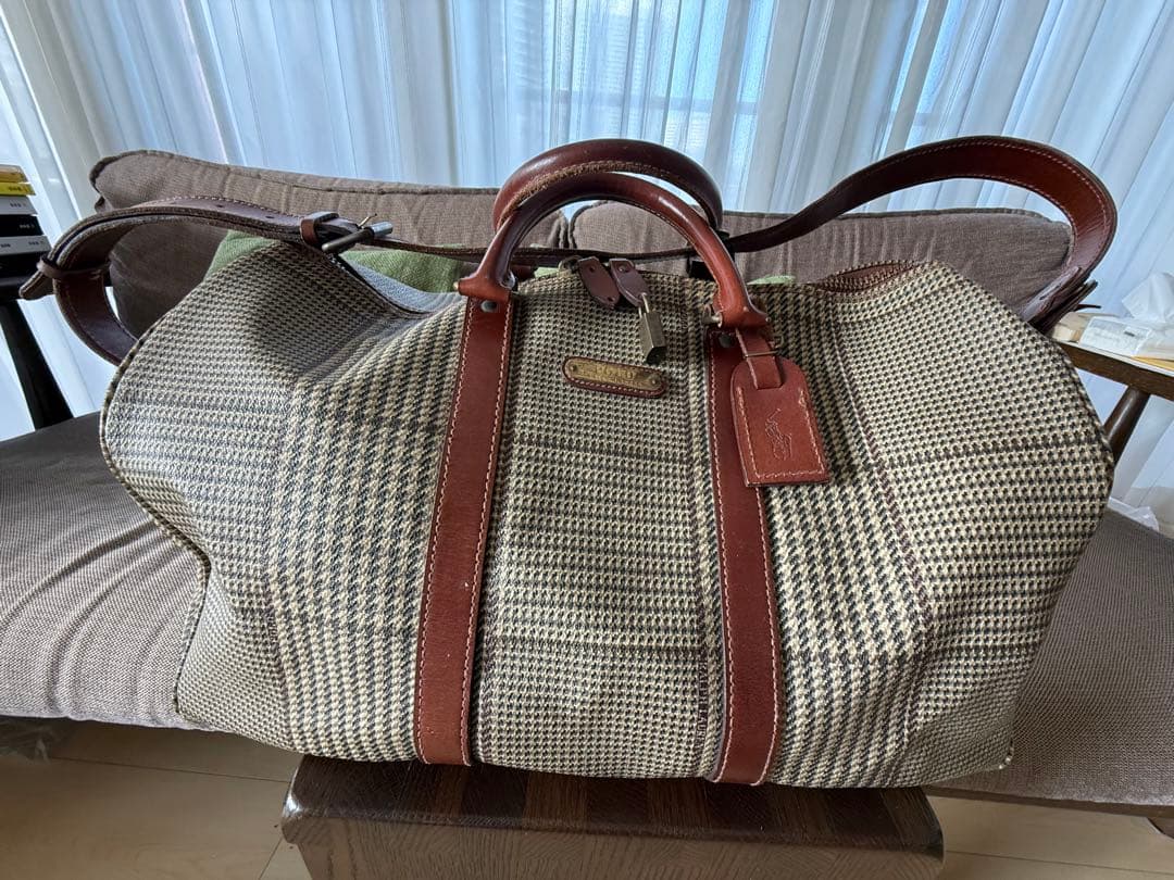 【美品／レトロ】ポロラルフローレン2way ショルダーボストンバッグ