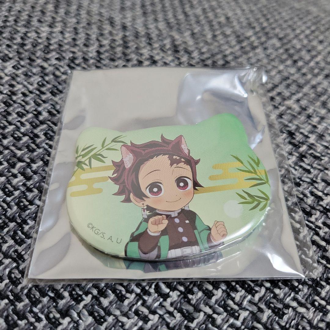 鬼滅の刃 ナンジャタウン 特別任務賞 ねこ型缶バッジ 竈門炭治郎