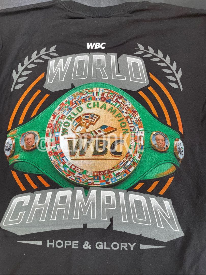 WBCチャンピオンベルトTシャツ