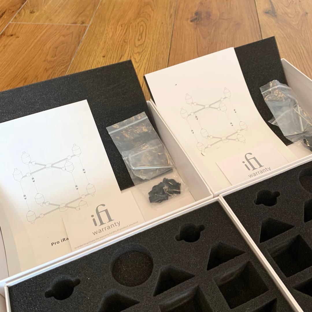 値下 美品 iFi Pro iRACK 2台セット 付属品完備 オーディオラック