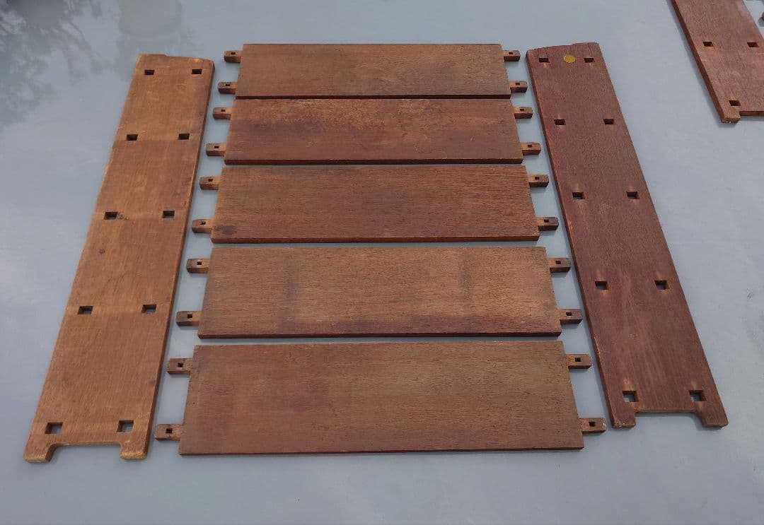 古道具　木製本棚（2セット）