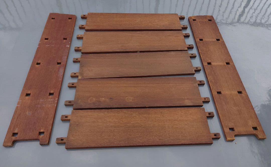 古道具　木製本棚（2セット）