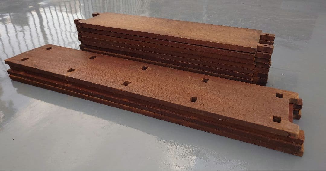 古道具　木製本棚（2セット）