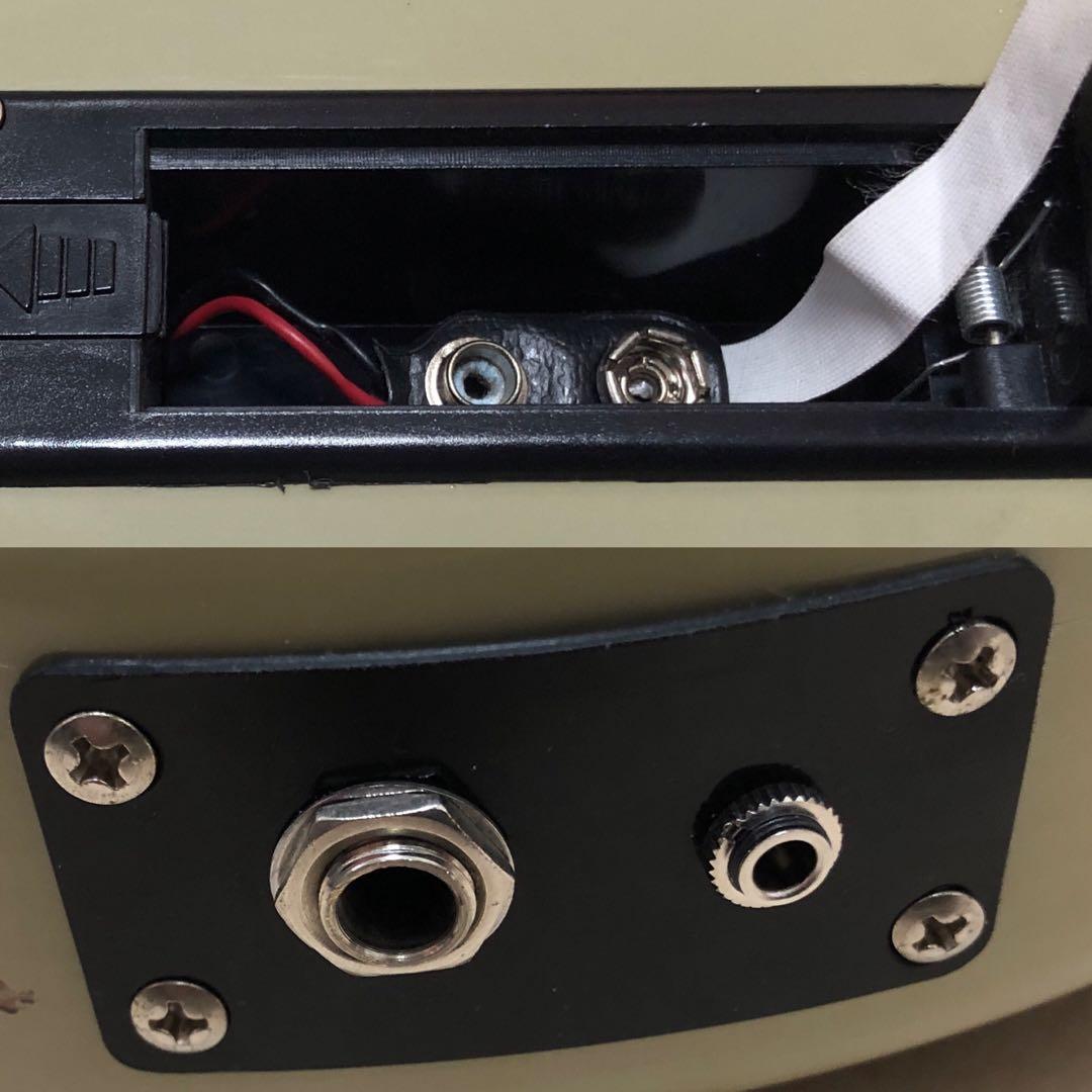 【美品】ZO-3 グレー アンプ内蔵ミニギター ディストーションSW付 ケース