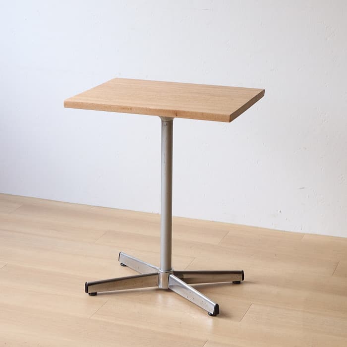 サイドテーブル レトロ 古家具 古材 ラワン天板 無垢材 木製 カフェ