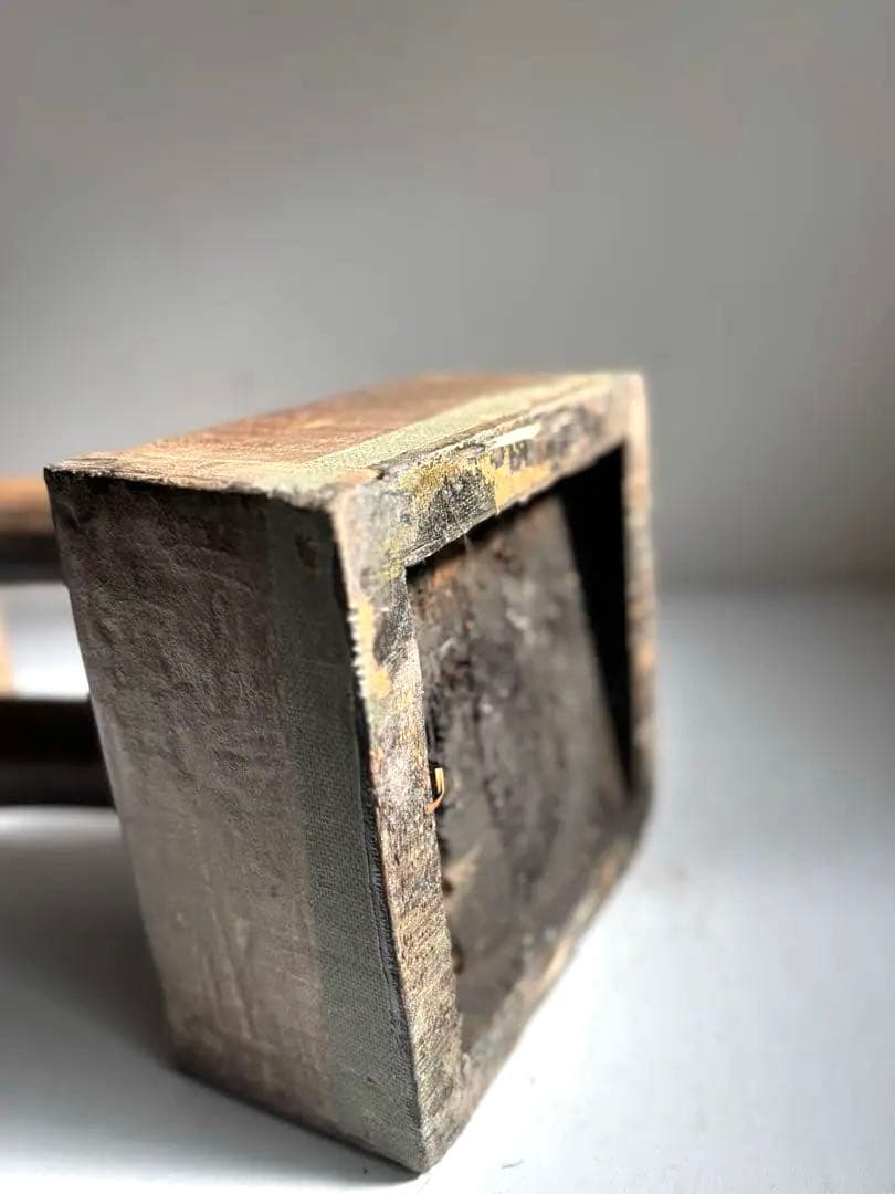 691 骨董 民芸 アンティーク アフリカ コンゴ ルバ族 女性立像 彫刻