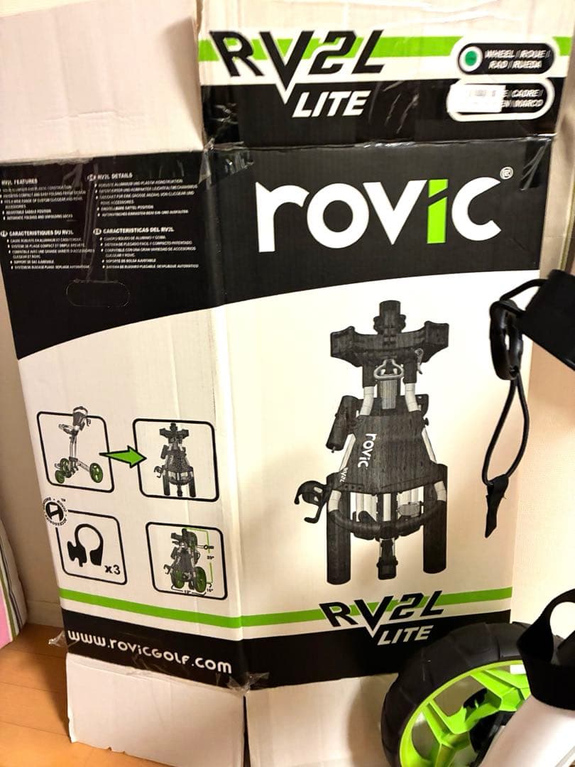 ゴルフプッシュカート クリックギア ROVIC RV2L