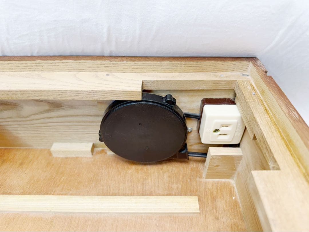 ほぼ未使用 茶道具 野々田式 女桑置炉L-904丸型熱板菊池政光造 阿弥陀堂釜