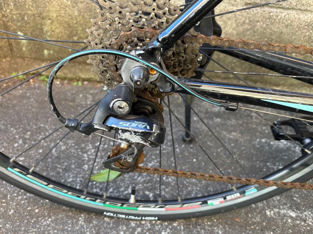 Bianchi 20 via nirone7 SORA ロードバイク　ジャンク