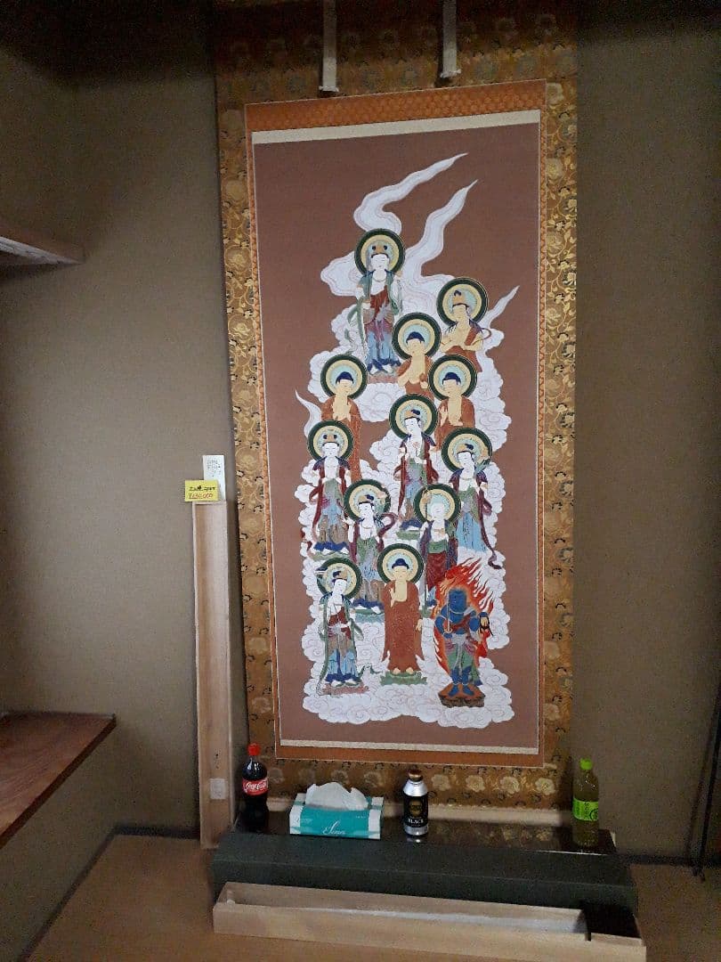 み*る様 ‼️大幅 ‼️ 十三佛　仏画　加藤清人　2尺5寸