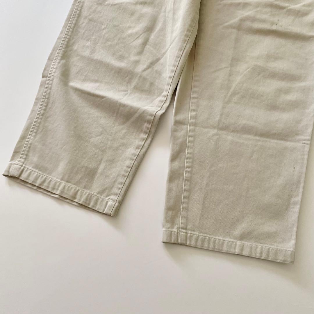 90s ポロラルフローレン ポロチノ 初期型 アンドリュー ツータック ベージュ