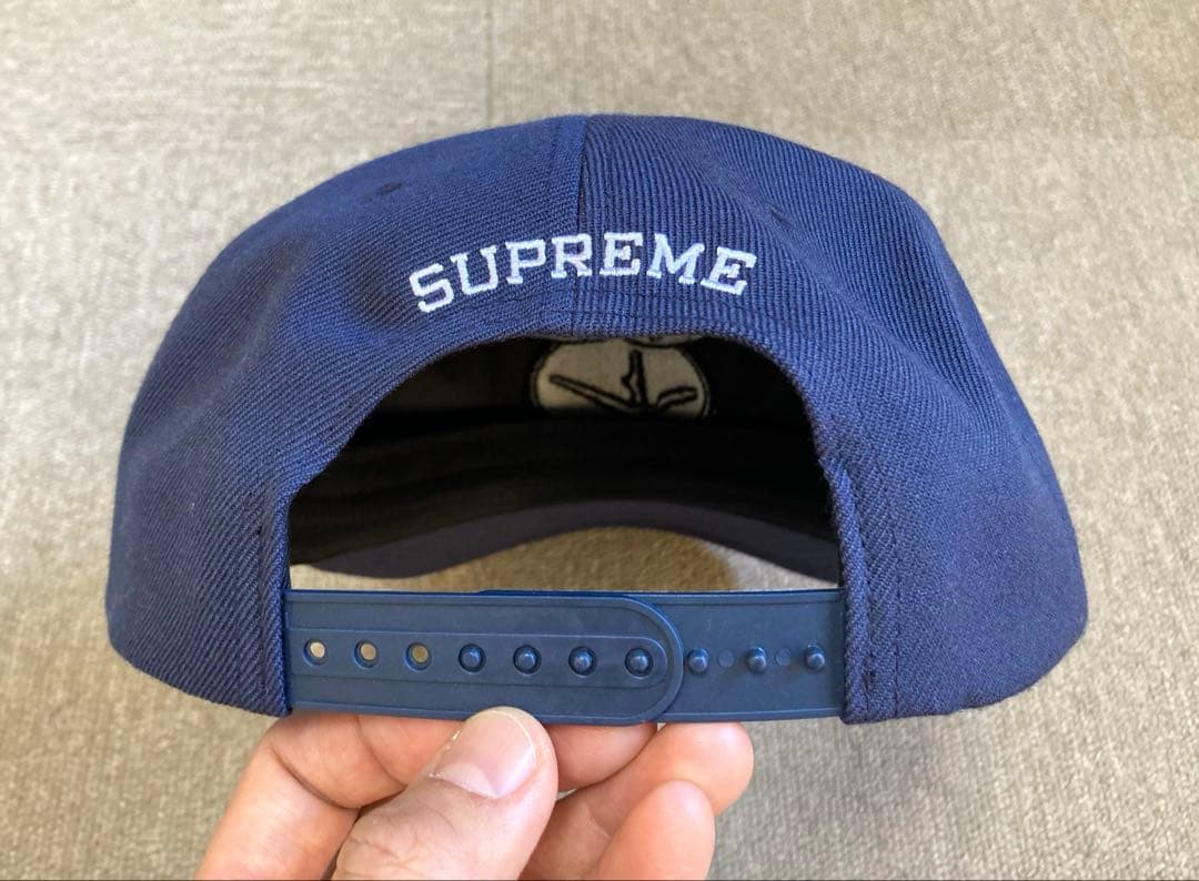 SUPREME Aphex Twin キャップ ネイビー エイフェックスツイン