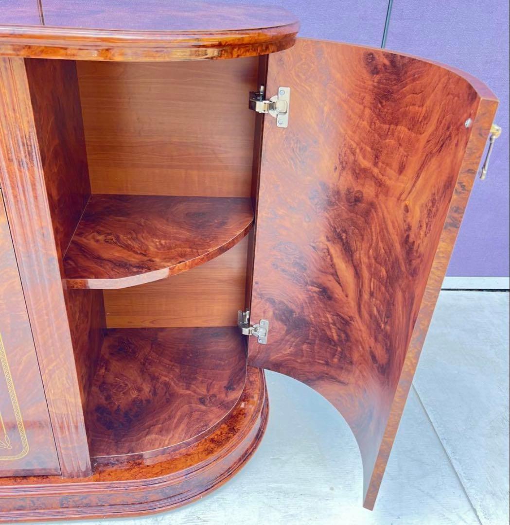 アンティークなビクトリア朝様式のウォールナット象嵌細工のクレ デンザ