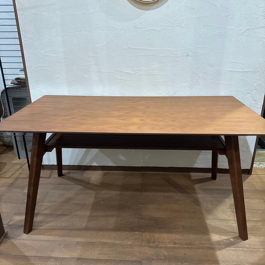 ダイニングテーブル ウォルナット化粧板 150×80cm