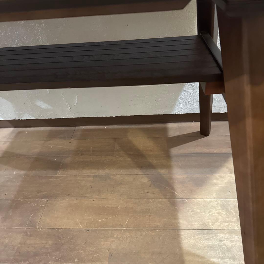 ダイニングテーブル ウォルナット化粧板 150×80cm