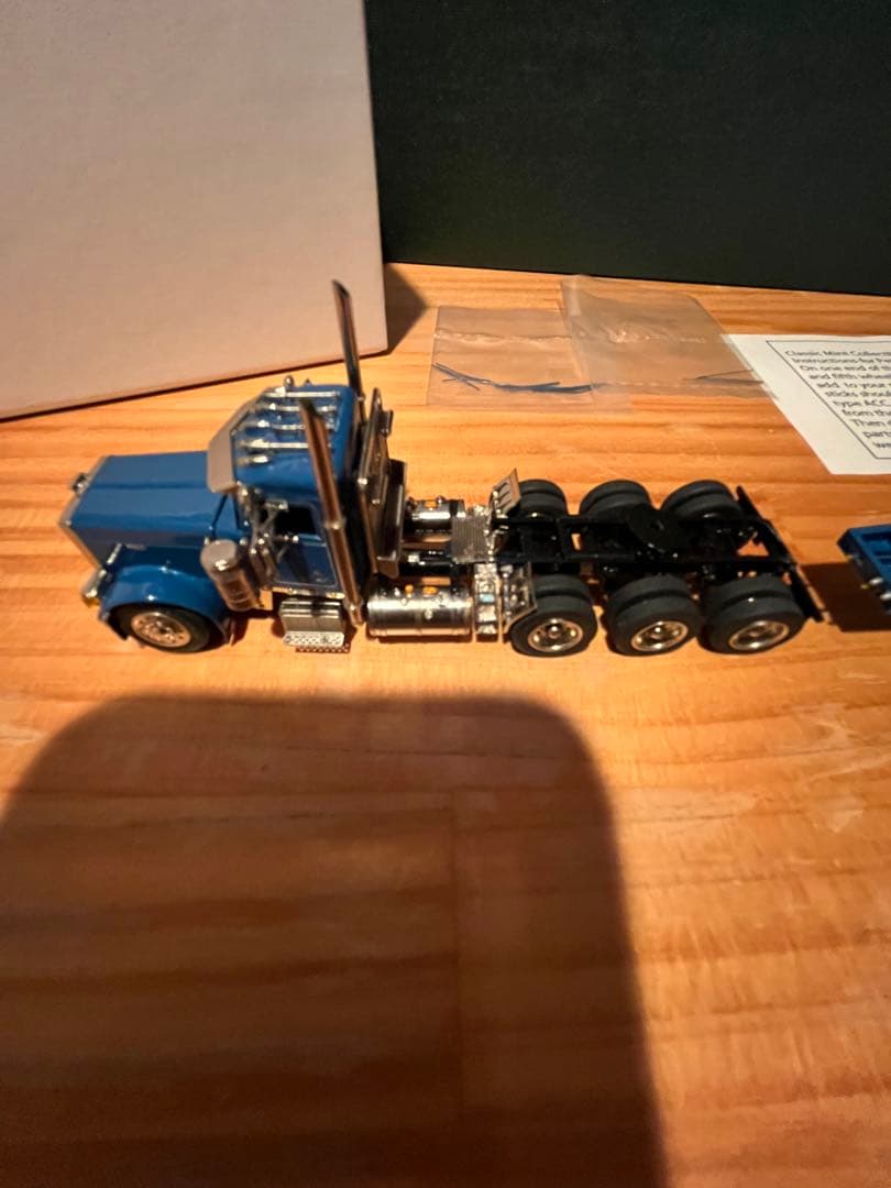 CMC 重量物運搬トレーラー ピータービルト379 1/87 ブラス 真鍮製