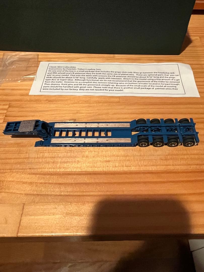 CMC 重量物運搬トレーラー ピータービルト379 1/87 ブラス 真鍮製