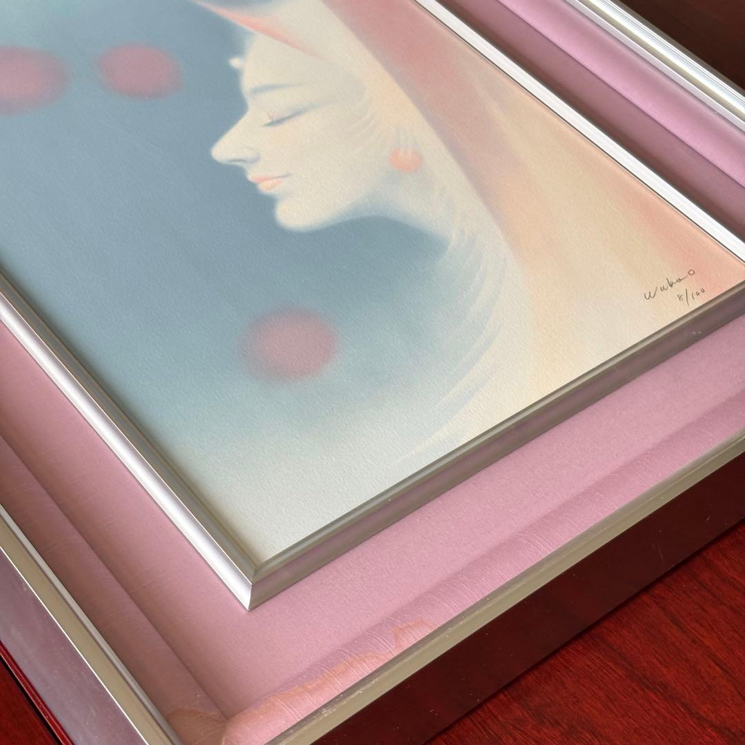 若尾和呂 タリズマニックアート リトグラフ「天聴」 8/100 額装 A