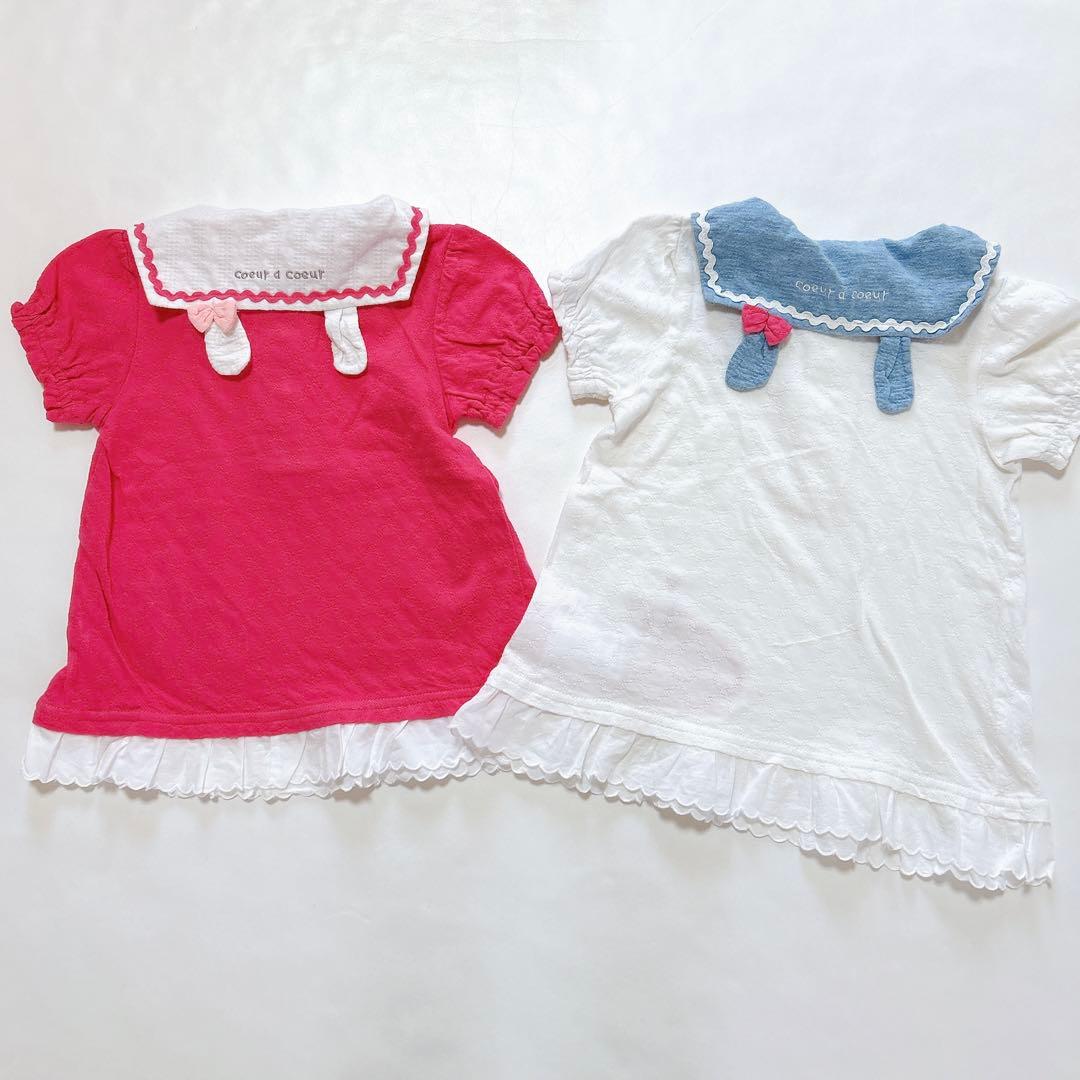 【クーラクール】14点夏物半袖ෆ‪ワンピースෆ‪詰め合わせセット95cm