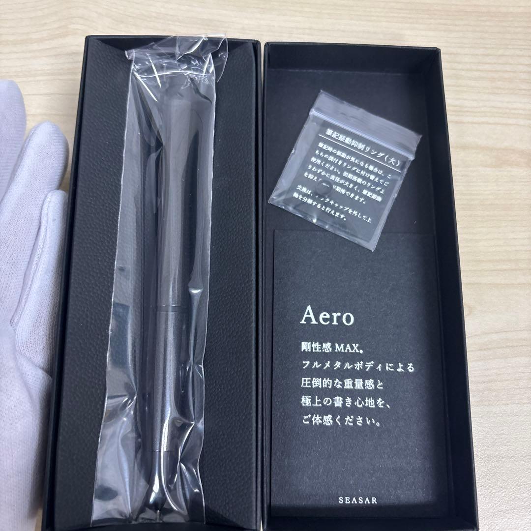 新品　Aero 剛性感MAXシャープペン ブラック Seasar