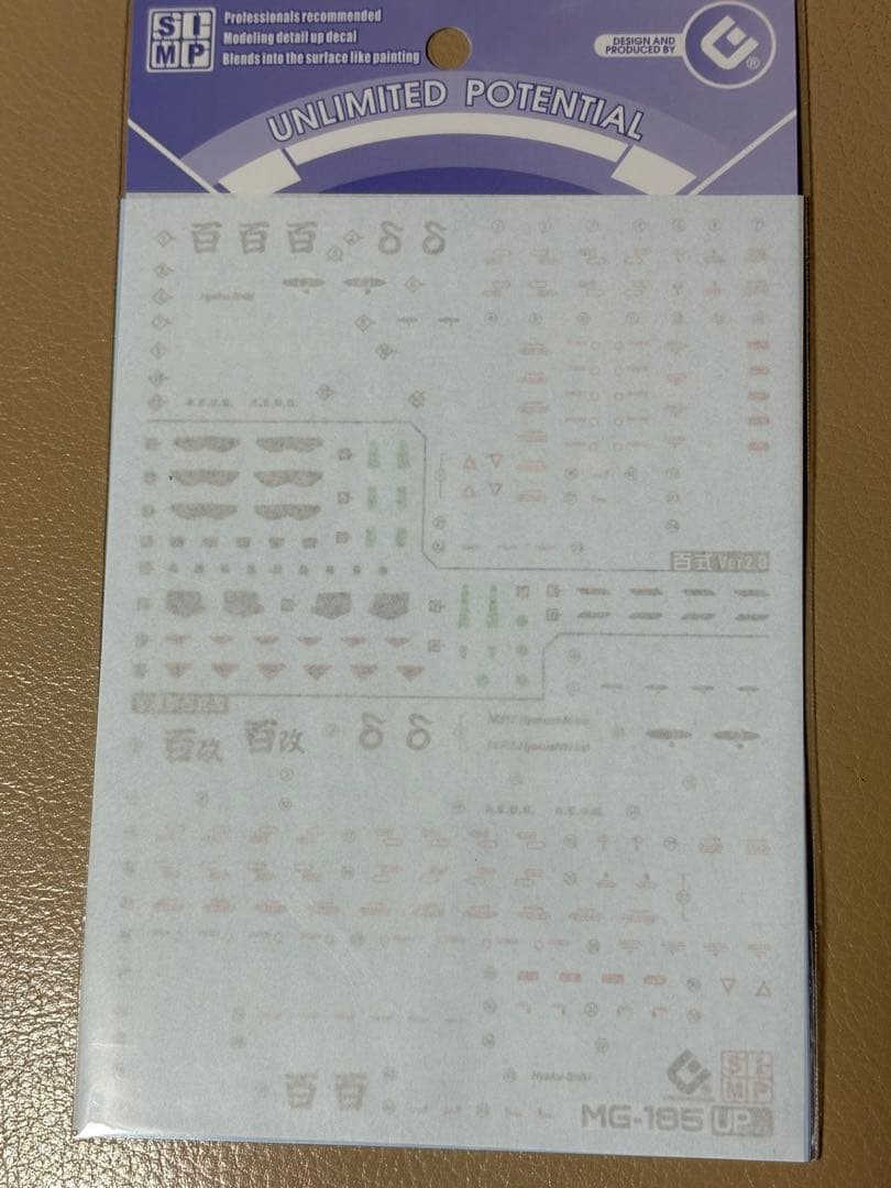 バンダイ MG 1／100 百式Ver2.0 +デカール *